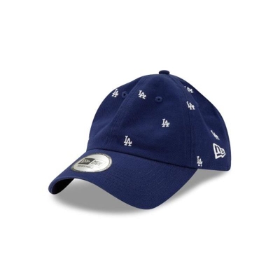 Los Angeles Dodgers Gorra | New Era MLB All Over Logo Casual Classic Adjustable Cap Mexico - Azules
